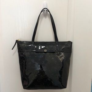 Kate Spade black patent leather purse